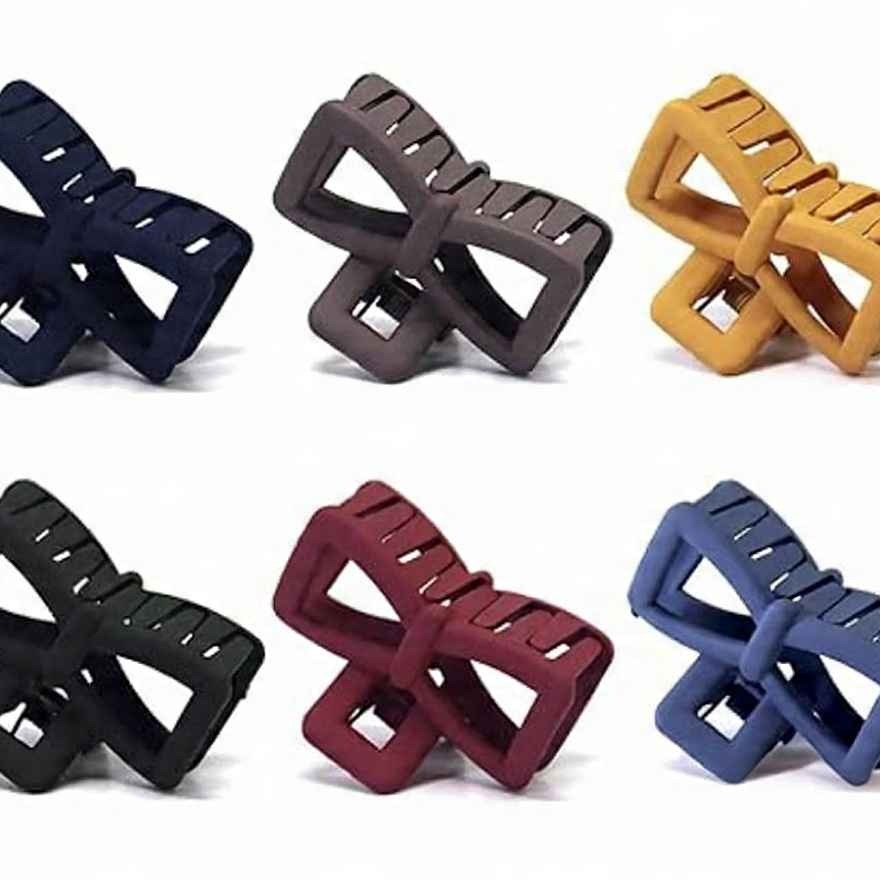 Bow style hair clutcher clips each 8 Rs  (moq 12 nos)
