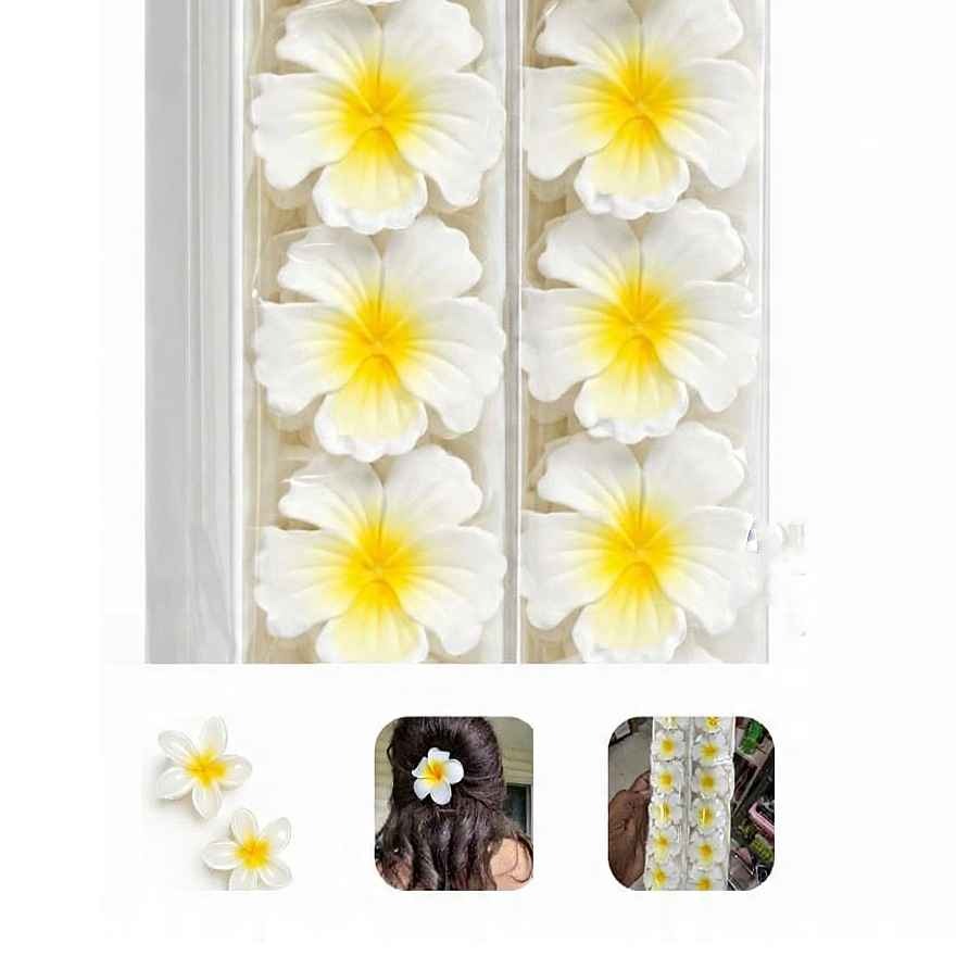 Flower Hawaiian claw clips each 12 Rs moq12 nos